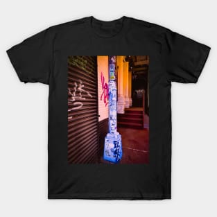 Orange Pop Art Street Graffiti Stickers NYC T-Shirt